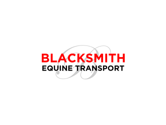Blacksmith Equine Transport logo design by sodimejo