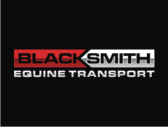 Blacksmith Equine Transport logo design by vostre