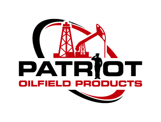 PATRIOT OILFIELD PRODUCTS logo design by Kirito