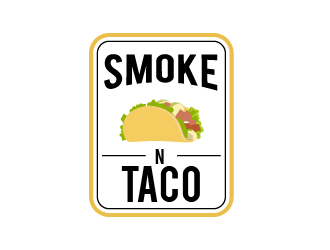 Smoke n Taco  logo design by pollo