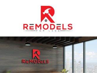 Remodels for Less logo design by sujonmiji
