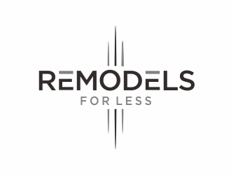 Remodels for Less logo design by afra_art