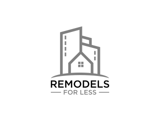 Remodels for Less logo design by Humhum