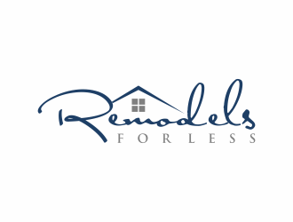 Remodels for Less logo design by christabel