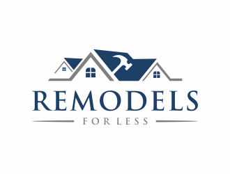 Remodels for Less logo design by christabel
