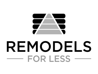 Remodels for Less logo design by MUNAROH