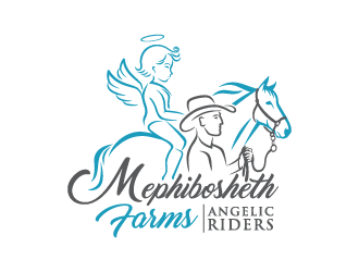 Mephibosheth Farms Angelic Riders logo design by Andri