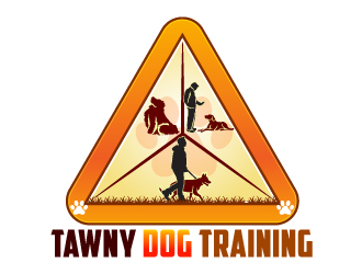 Tawny Dog Training logo design by Suvendu