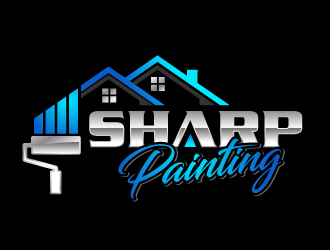 Sharp Painting  logo design by jaize