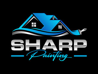 Sharp Painting  logo design by CreativeKiller