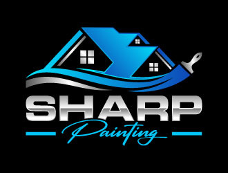 Sharp Painting  logo design by CreativeKiller