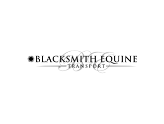 Blacksmith Equine Transport logo design by johana