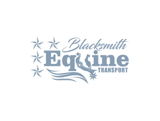 Blacksmith Equine Transport logo design by nona