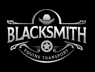 Blacksmith Equine Transport logo design by kunejo