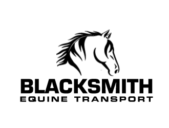 Blacksmith Equine Transport logo design by ElonStark