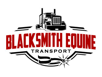 Blacksmith Equine Transport logo design by daywalker