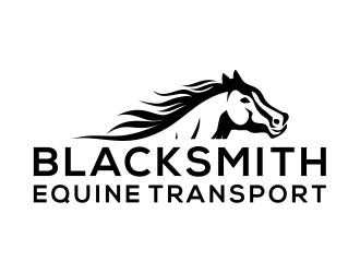 Blacksmith Equine Transport logo design by cintoko