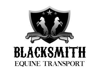 Blacksmith Equine Transport logo design by Suvendu