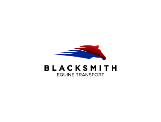 Blacksmith Equine Transport logo design by torresace