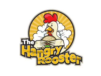The Hangry Rooster logo design by Stu Delos Santos (Stu DS Films)