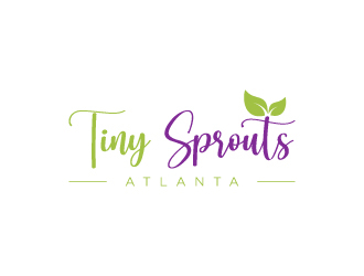 Tiny Sprouts Atlanta logo design by wongndeso