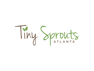 Tiny Sprouts Atlanta logo design by puthreeone
