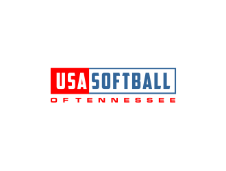 USA Softball of Tennessee logo design by Artomoro