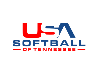USA Softball of Tennessee logo design by Artomoro