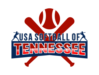 USA Softball of Tennessee logo design by naldart