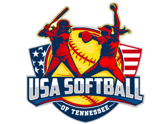 USA Softball of Tennessee logo design by dorijo