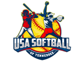 USA Softball of Tennessee logo design by dorijo