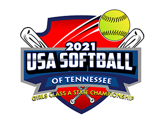 USA Softball of Tennessee logo design by 3Dlogos