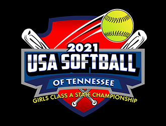 USA Softball of Tennessee logo design by 3Dlogos