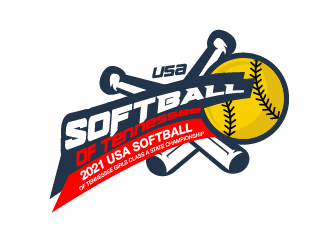 USA Softball of Tennessee logo design by fawadyk