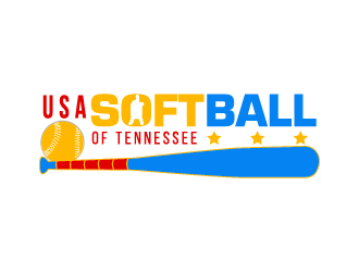 USA Softball of Tennessee logo design by pilKB