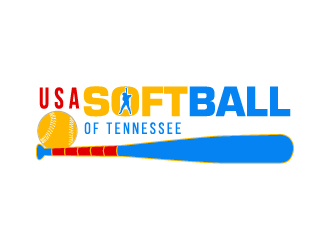 USA Softball of Tennessee logo design by pilKB