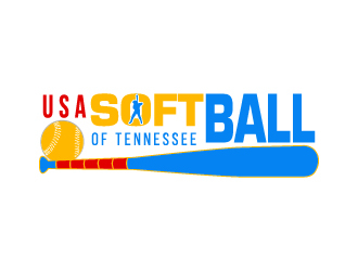 USA Softball of Tennessee logo design by pilKB