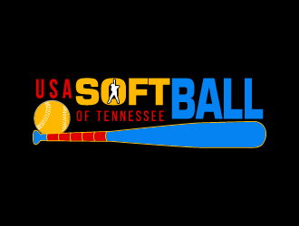 USA Softball of Tennessee logo design by pilKB