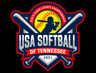 USA Softball of Tennessee logo design by jm77788
