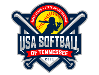 USA Softball of Tennessee logo design by jm77788
