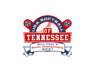 USA Softball of Tennessee logo design by Msinur