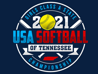 USA Softball of Tennessee logo design by DreamLogoDesign