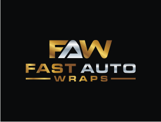 Fast Auto Wraps logo design by Artomoro