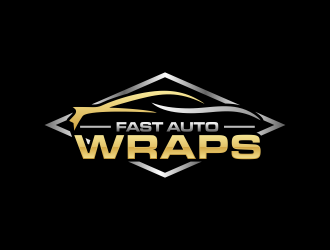 Fast Auto Wraps logo design by Humhum