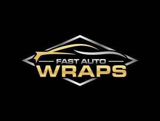 Fast Auto Wraps logo design by Humhum