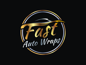 Fast Auto Wraps logo design by Rizqy