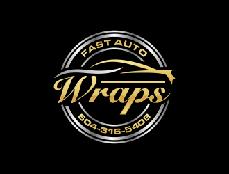 Fast Auto Wraps logo design by Humhum