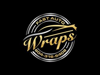 Fast Auto Wraps logo design by Humhum