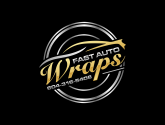 Fast Auto Wraps logo design by Humhum