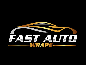 Fast Auto Wraps logo design by ElonStark